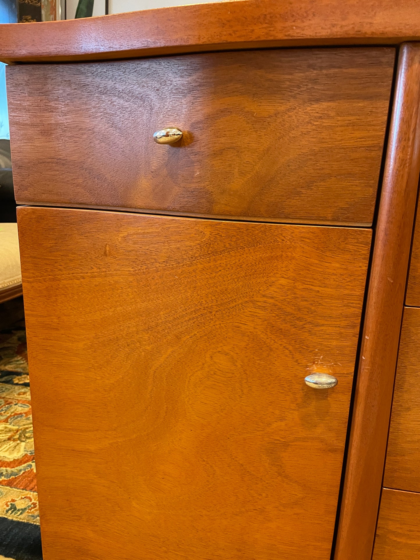 Mid Century Dining Suite, Including table, 6 chairs, china and buffet, attr: Sieling Modern (0GL003)
