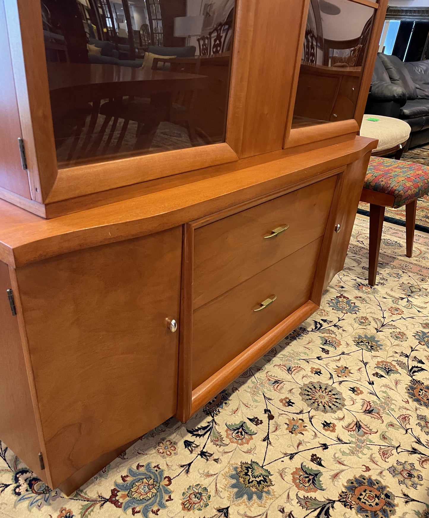 Mid Century Dining Suite, Including table, 6 chairs, china and buffet, attr: Sieling Modern (0GL003)