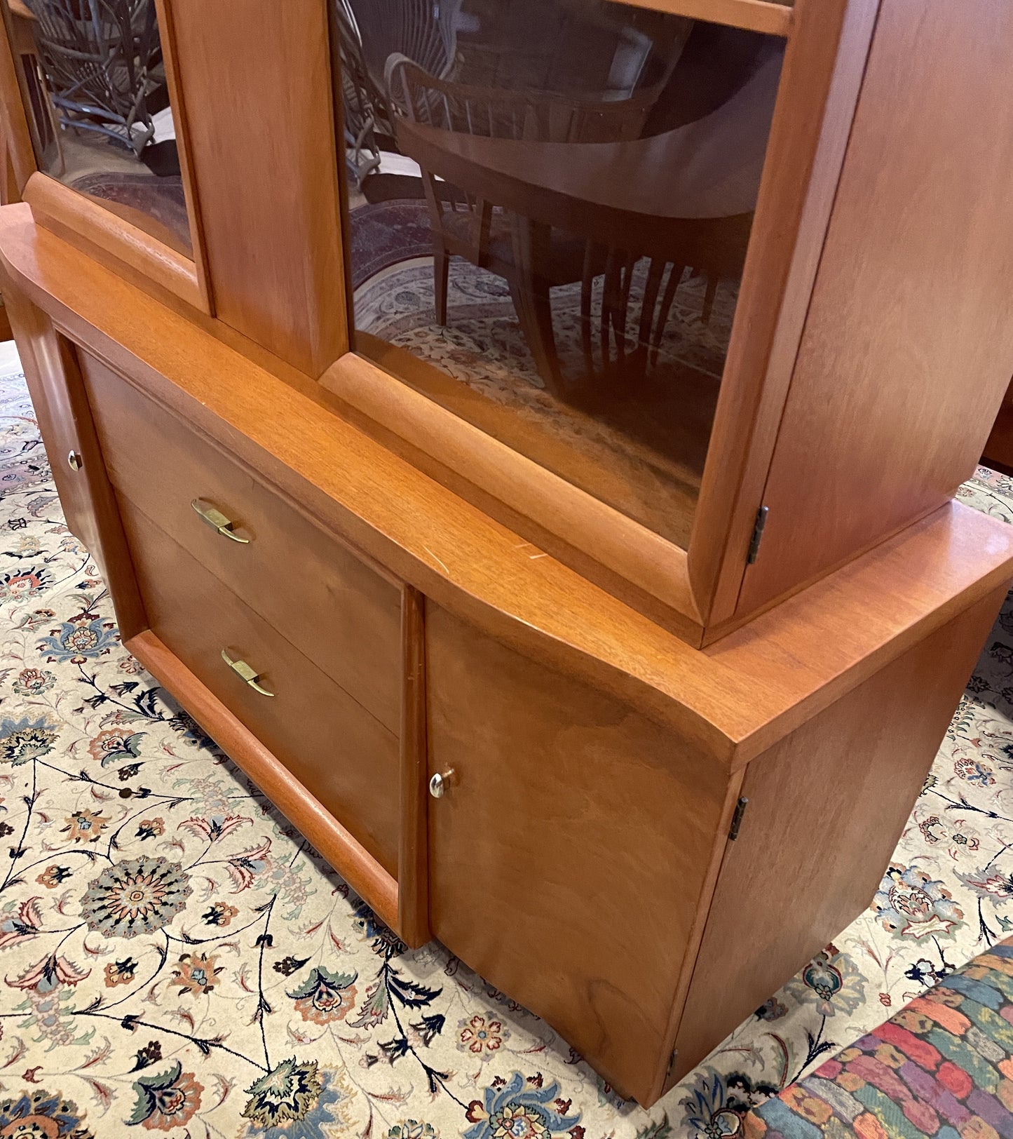 Mid Century Dining Suite, Including table, 6 chairs, china and buffet, attr: Sieling Modern (0GL003)