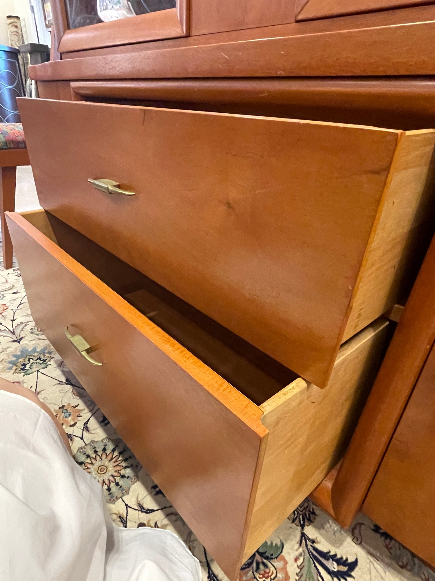 Mid Century Dining Suite, Including table, 6 chairs, china and buffet, attr: Sieling Modern (0GL003)