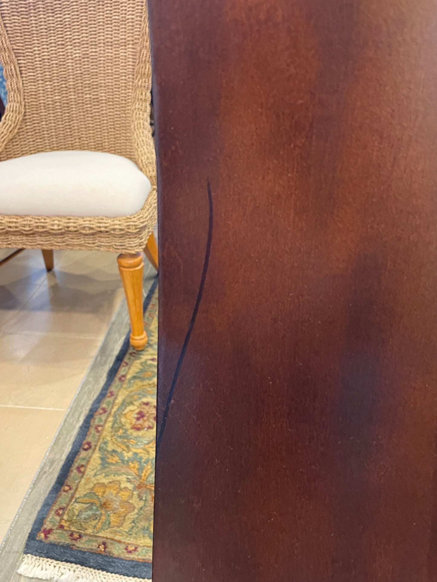 Set of 4 Klismos Style Dining Chairs AS IS (0CC002)