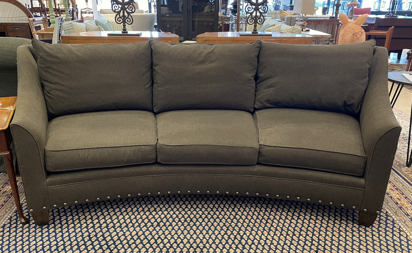 Vanguard Curved Espresso Sofa (0CE002)