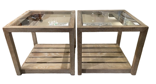 Pair of Ethan Allen "Lyons" Bunching Tables (0CF00U)