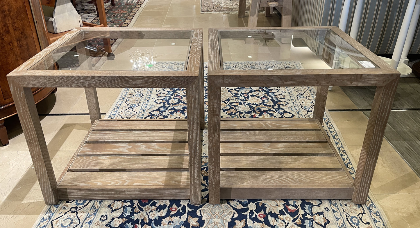 Pair of Ethan Allen "Lyons" Bunching Tables (0CF00U)