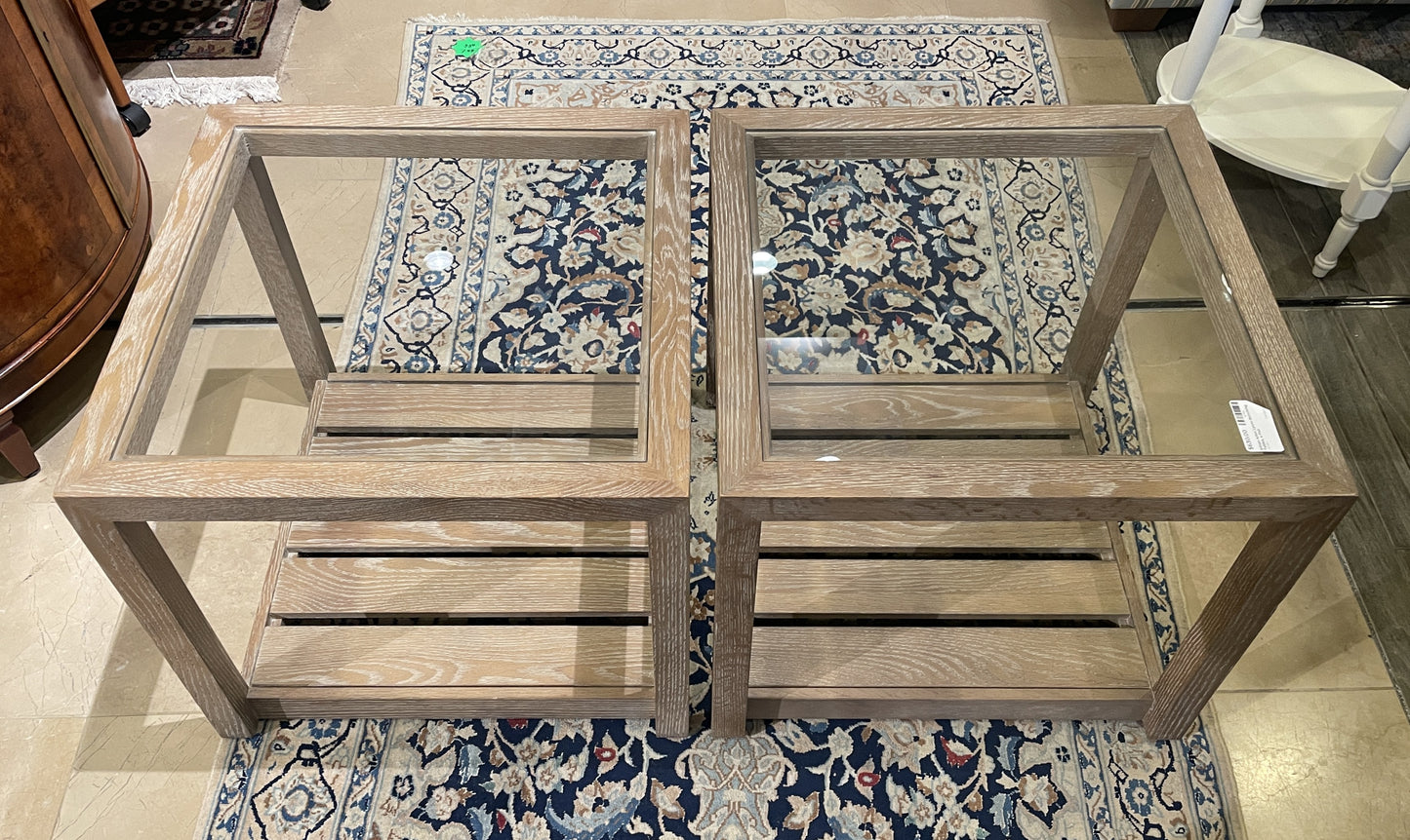 Pair of Ethan Allen "Lyons" Bunching Tables (0CF00U)