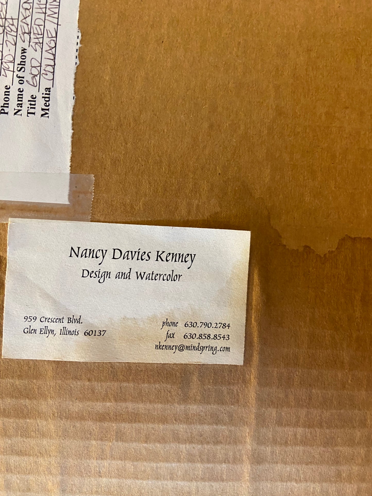 ND Kenney "God Shed His Grace" Multi Media 9/11 Themed Collage (PDZTEU)