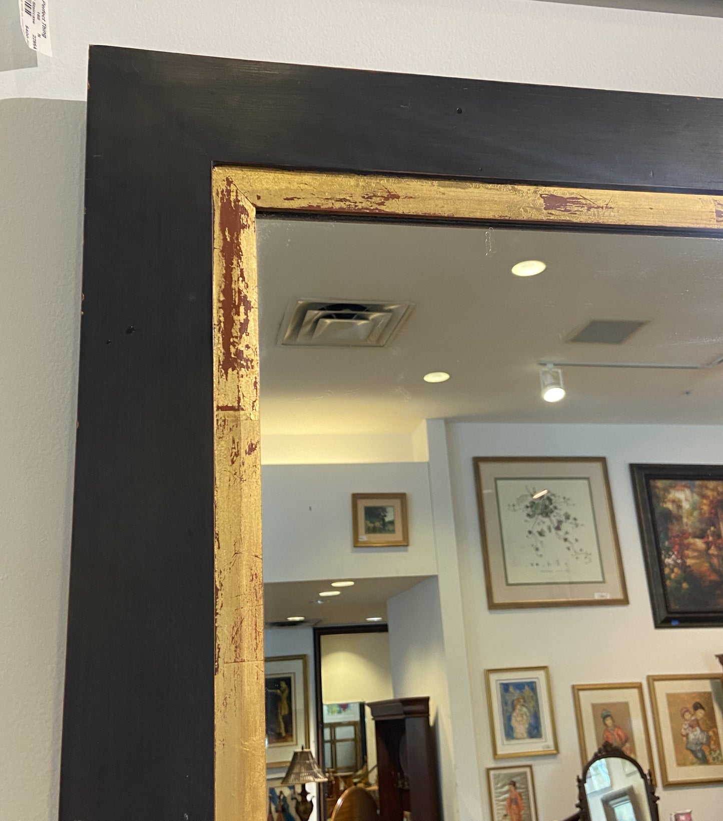 Large Framed Floor Mirror (8SLV7H)