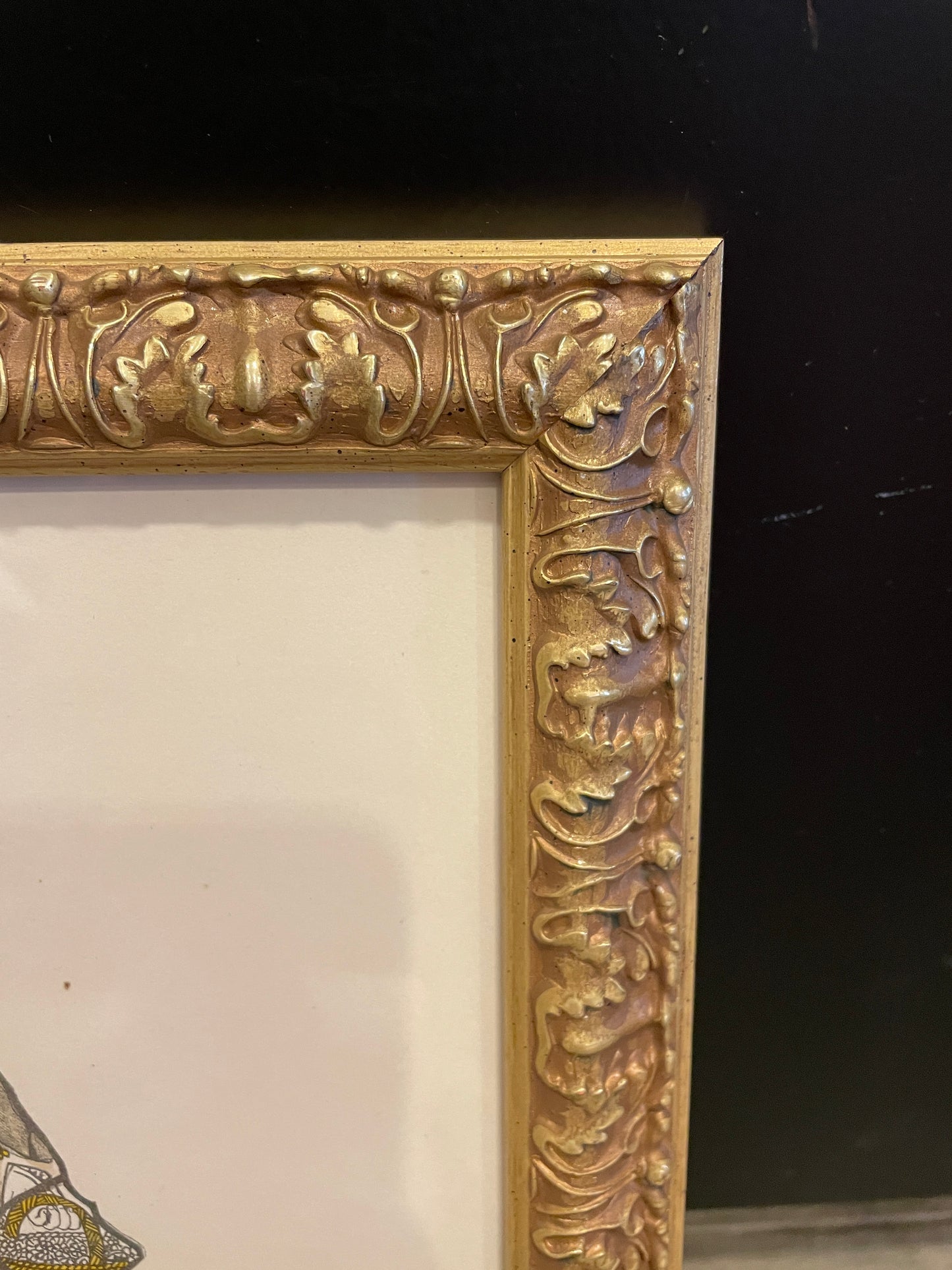 IG Waller "West Wickham Church" Stained Glass Engraving Virgin and Child (0G000J)