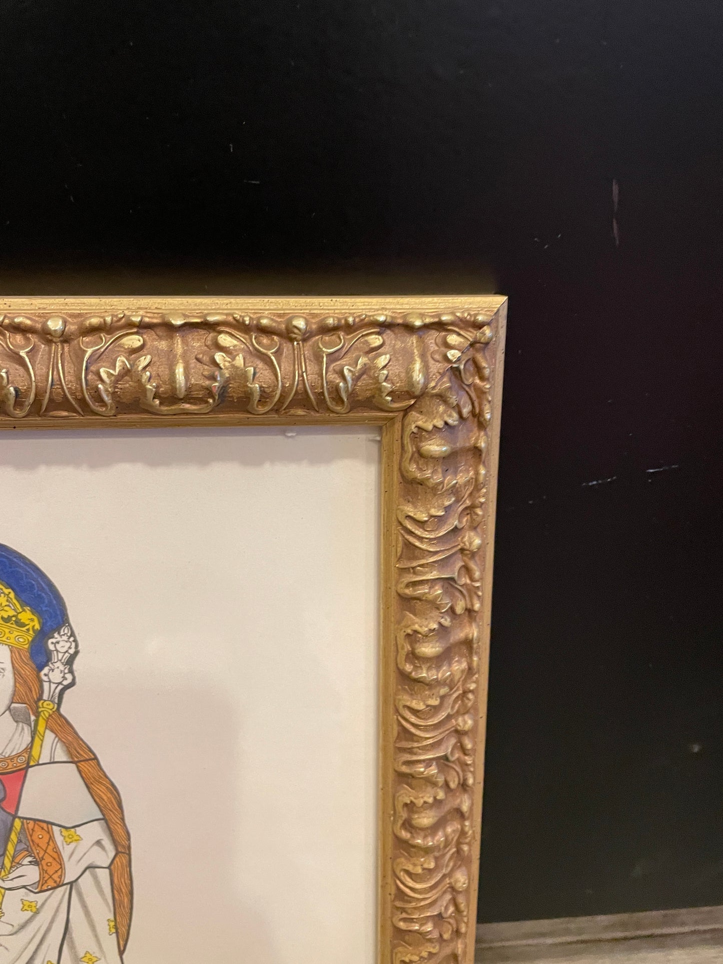 IG Waller "West Wickham Church" Stained Glass Engraving Virgin and Child (0G000J)