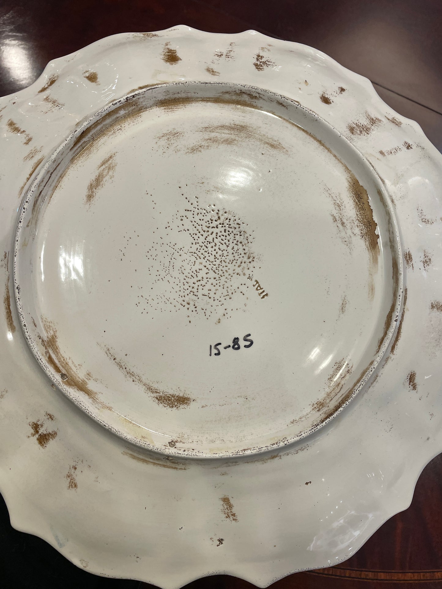 Italian Delft Platter, Antique (0G000Q)