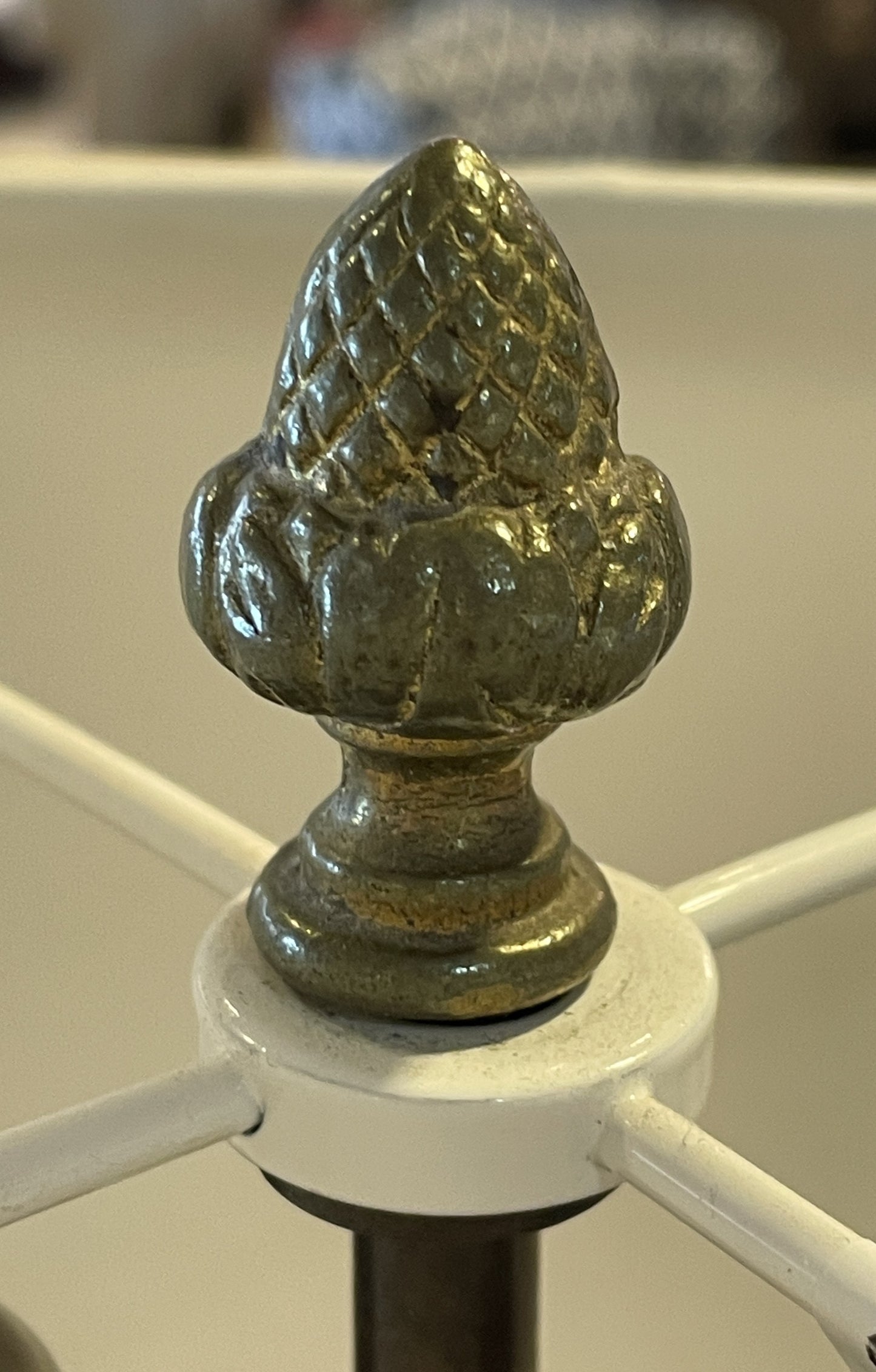 Chinese Cinnabar Lamp, AS IS (0O7002)