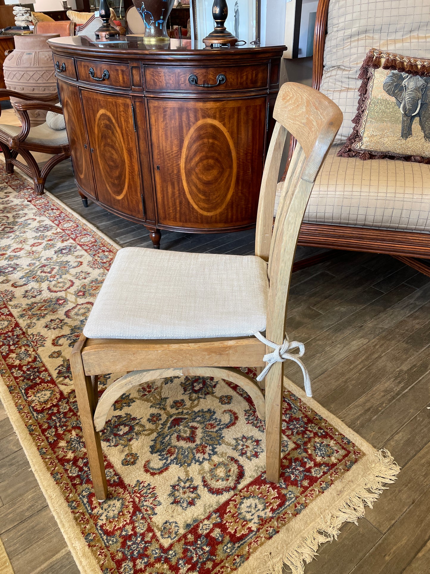 Restoration Hardware Pine Slatback chairs, Set of 6 (0GS001)