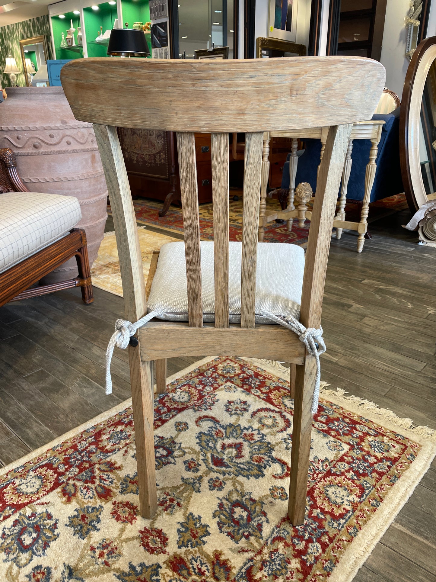 Restoration Hardware Pine Slatback chairs, Set of 6 (0GS001)