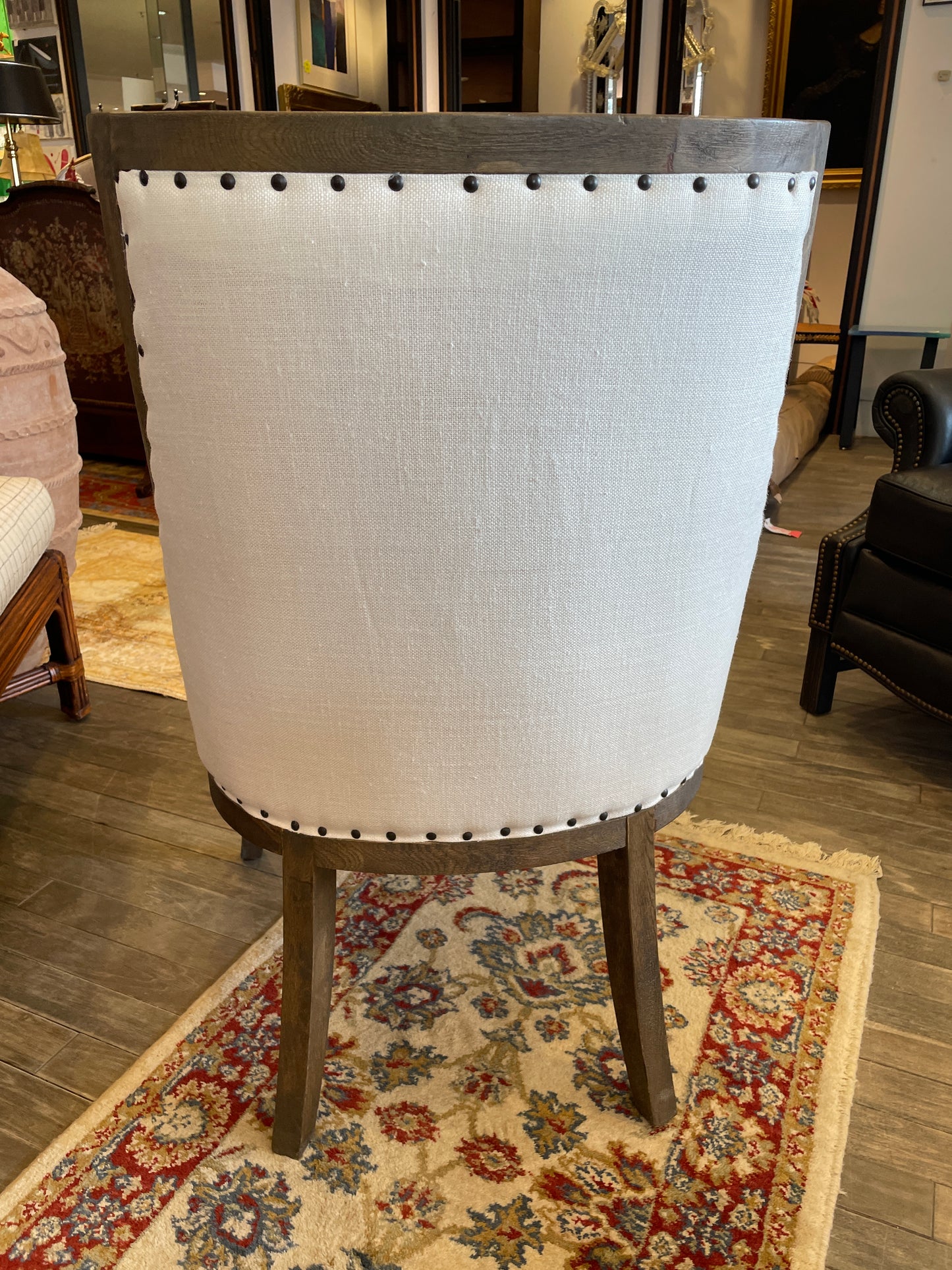 Restoration Hardware 19th Century French Empire Dining Chairs, a Pair (0GS005)