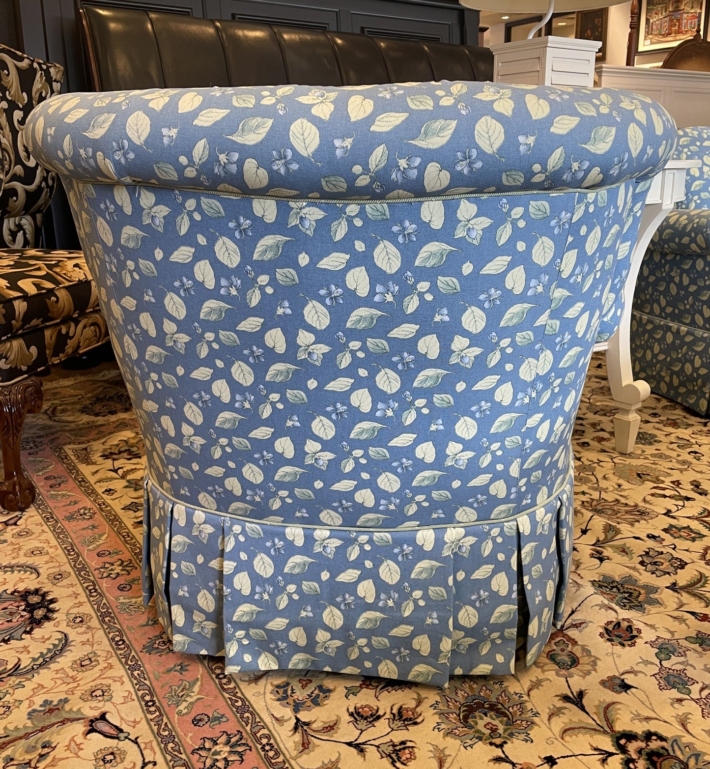 Pearson Blue Floral Chair (0CF00O)