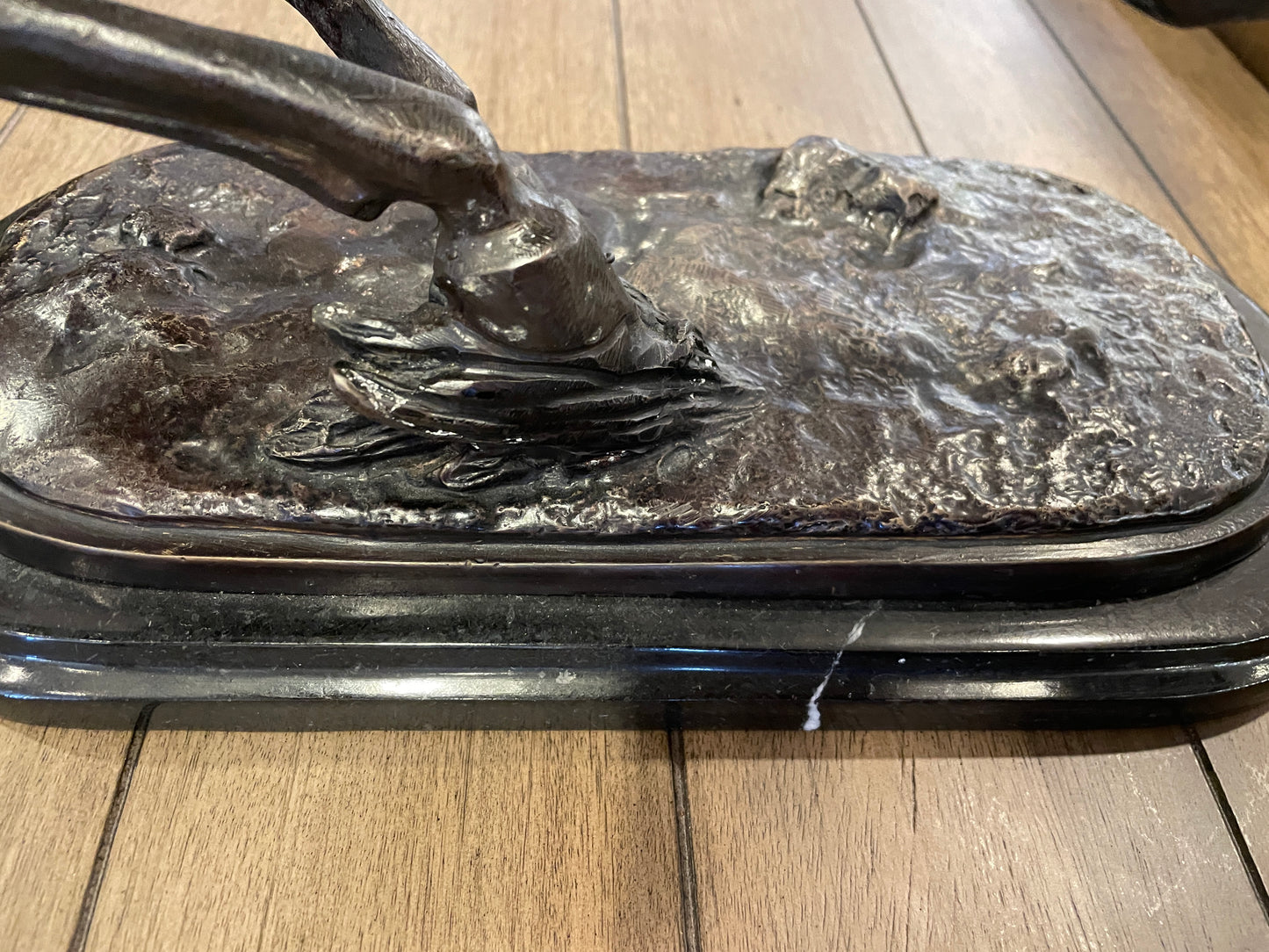 Galloping Horse Bronze Sculpture, unsigned (01D023)