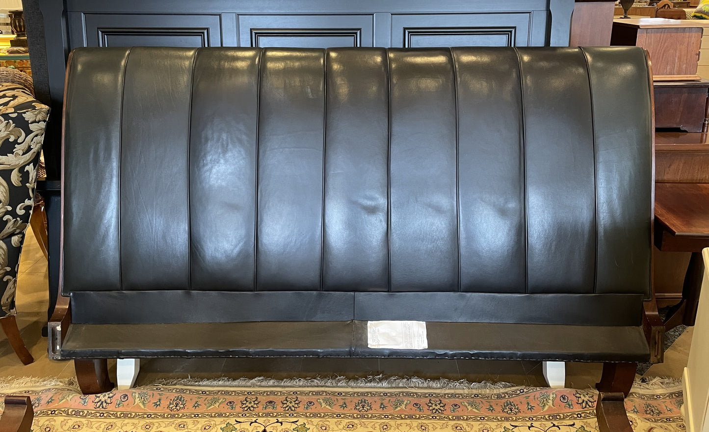 Hickory Chair Body-Calla King Bed Leather AS IS