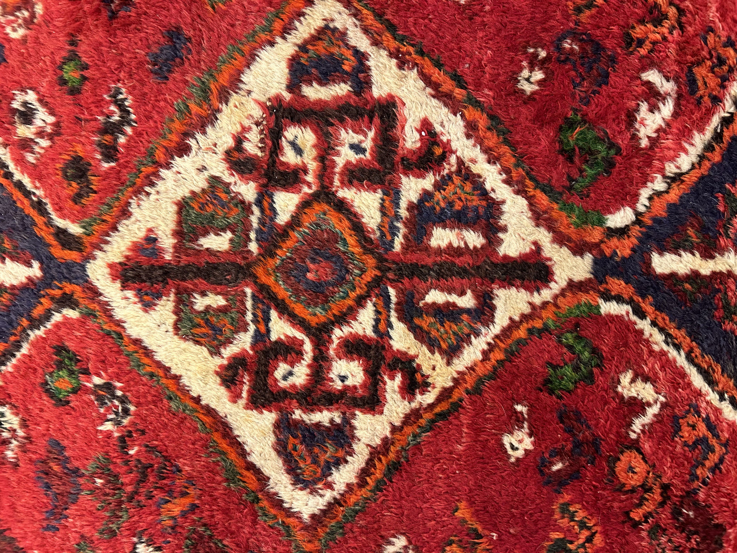 Vintage Hand Knotted Tribal Runner (Approx. 4x5) (0KL001)