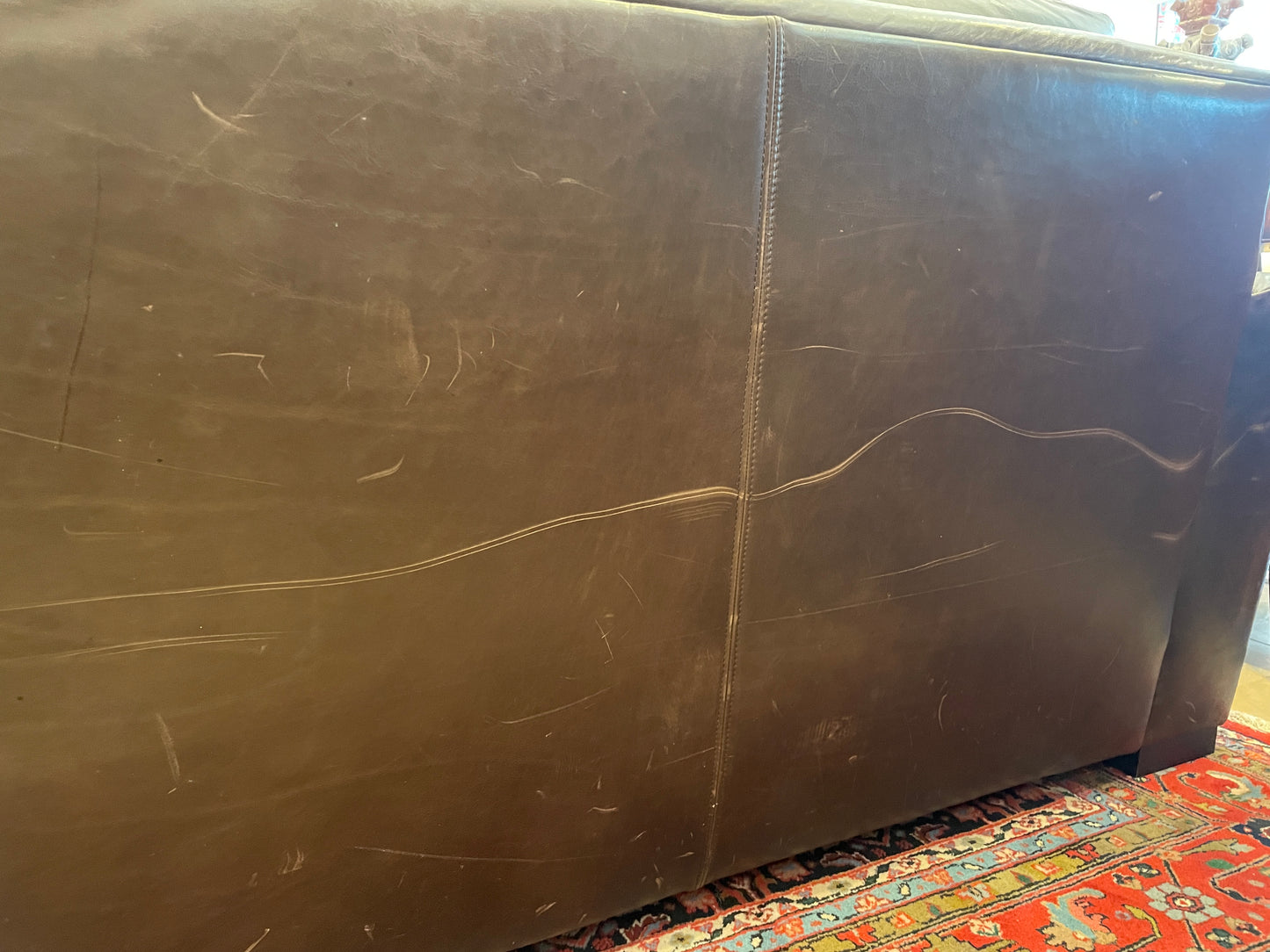 Restoration Hardware Brown Maxwell Sectional (0GW005)
