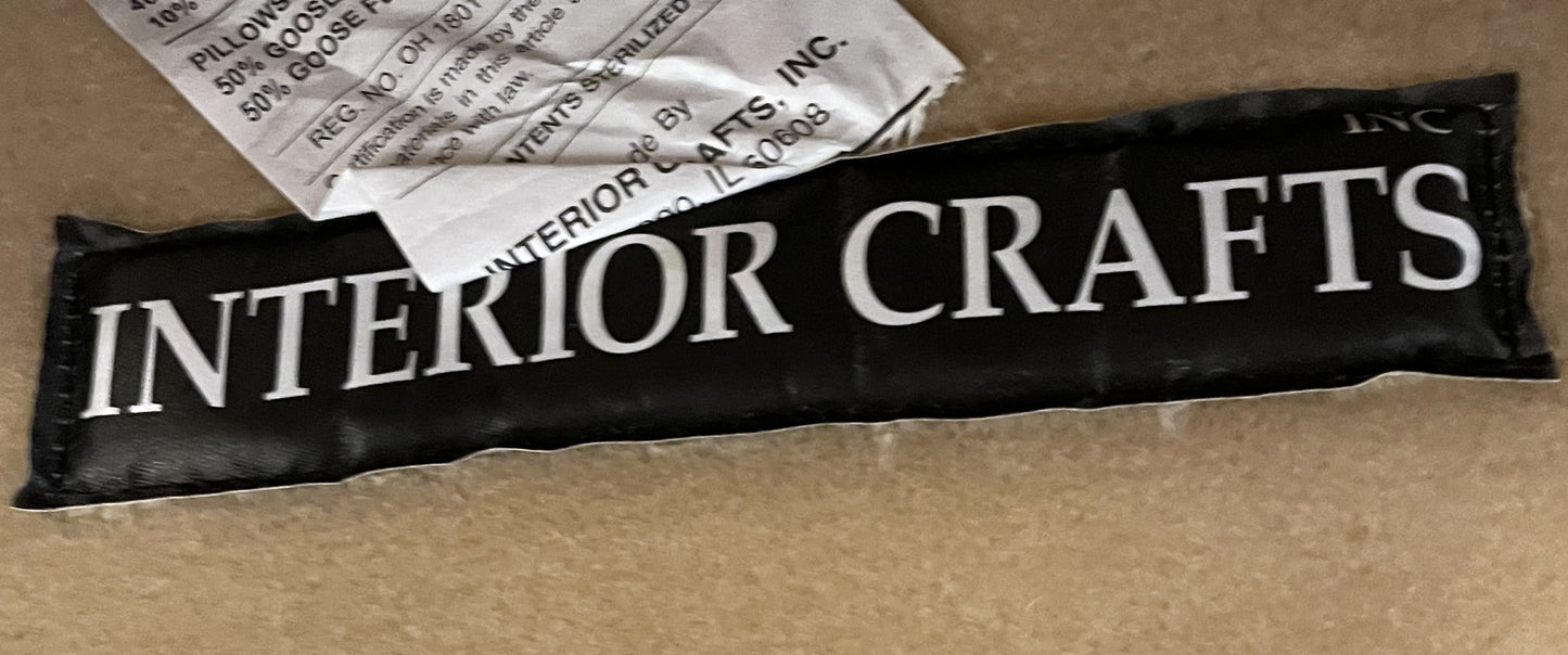 Interior Crafts Mohair and Silk Custom Sofa (0KP00L)