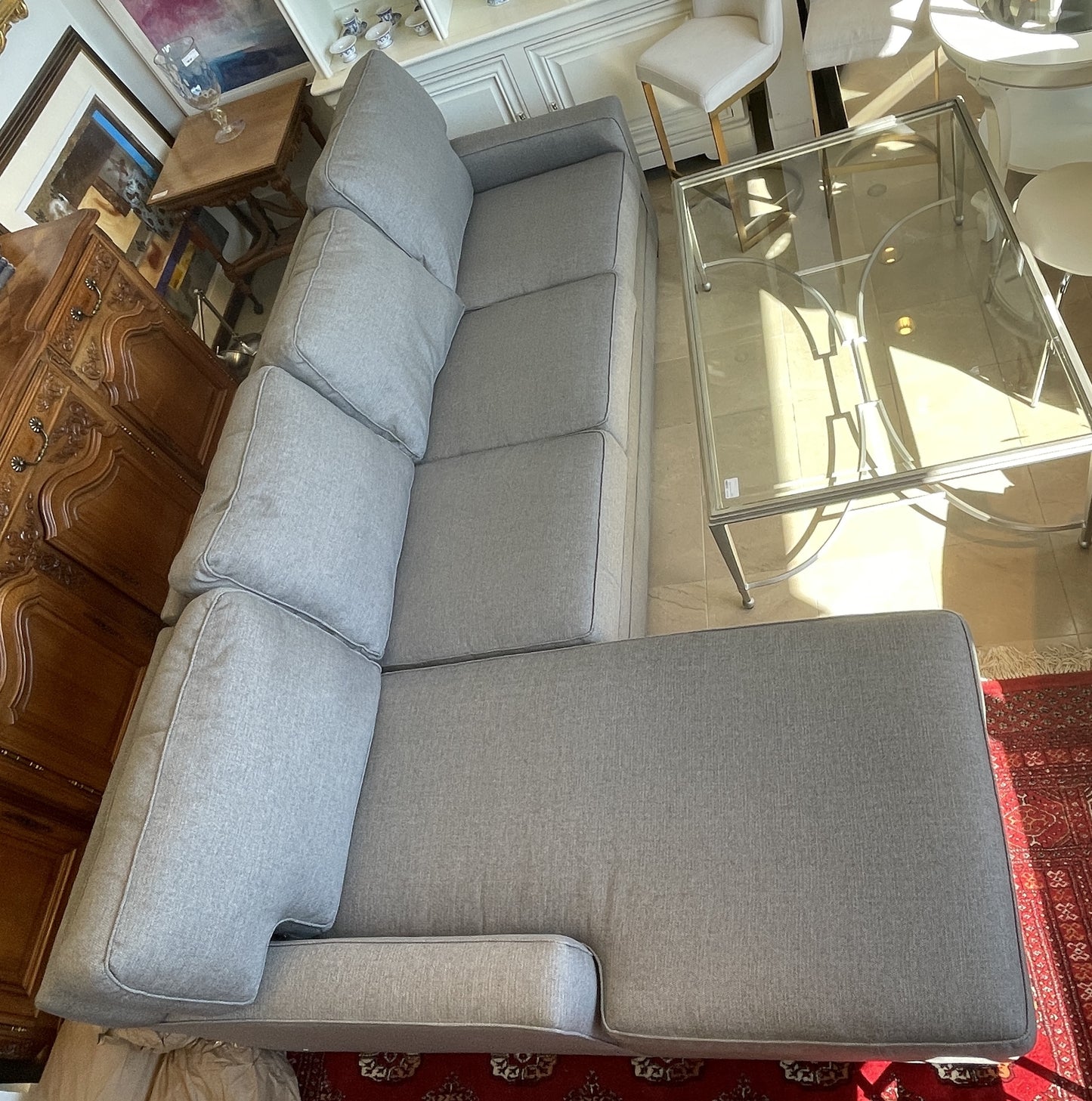 Huntington House Sectional Sofa with Chaise (0GZ007)