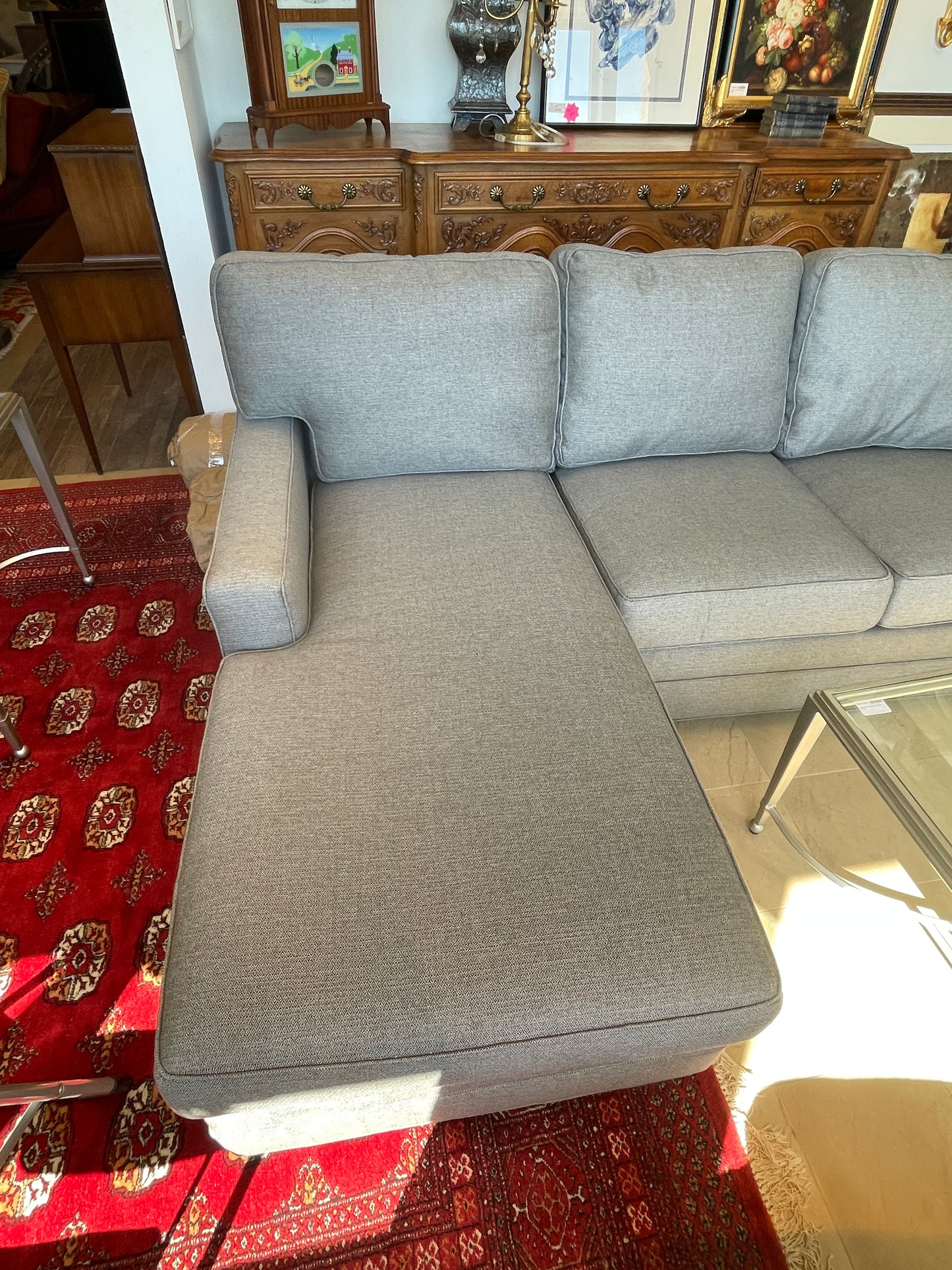 Huntington House Sectional Sofa with Chaise (0GZ007)