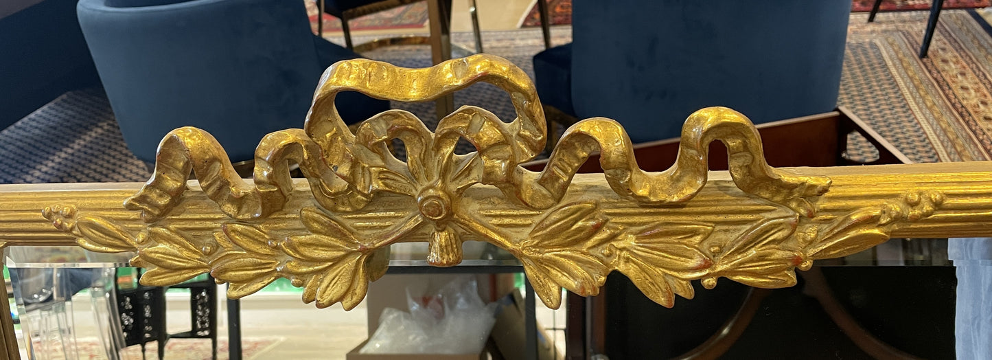 Carver's Guild Gilt French Ribbon Mirror (0H0005)