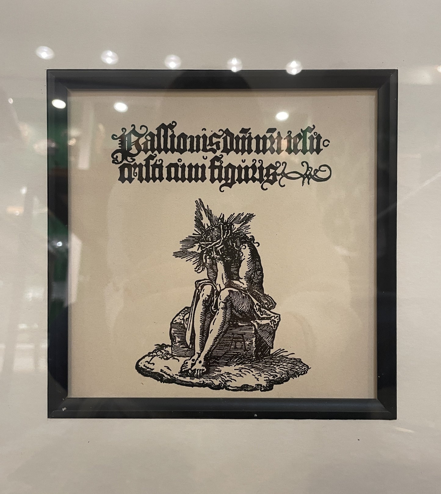 Albrecht Durer Woodcut "Man of Sorrows" 19th Century (0CY003)