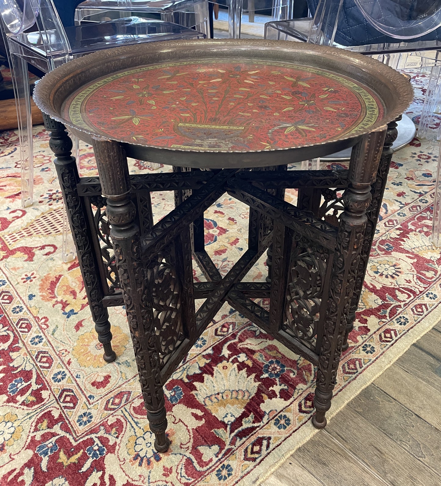 Brass Tray with Stand (0H000E)