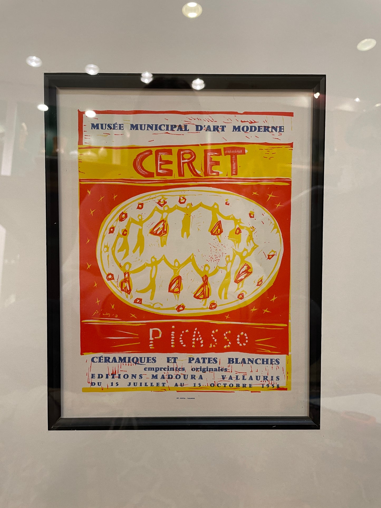 Picasso "Ceret" 1957 Lithograph (0CY006)