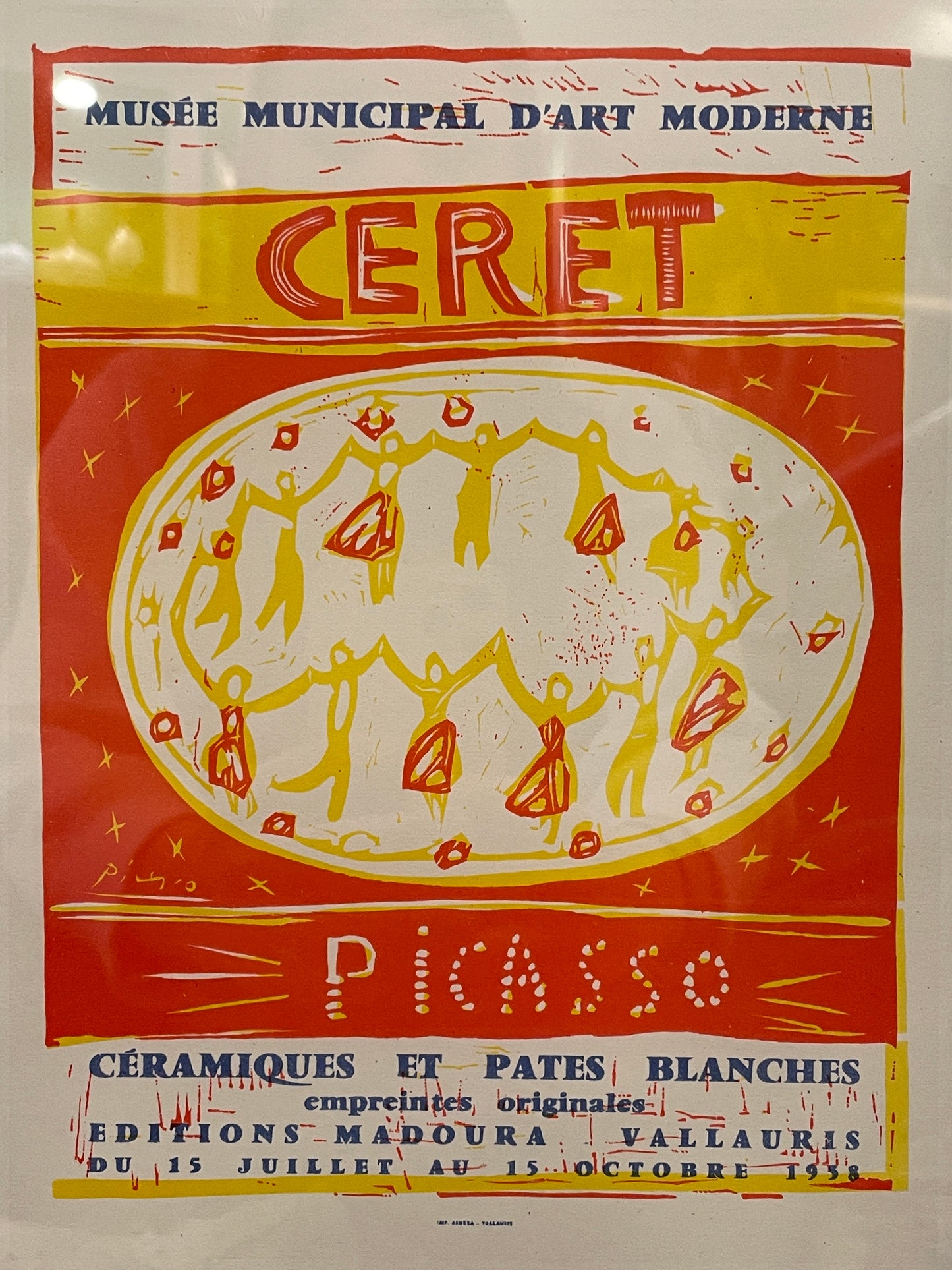 Picasso "Ceret" 1957 Lithograph (0CY006)