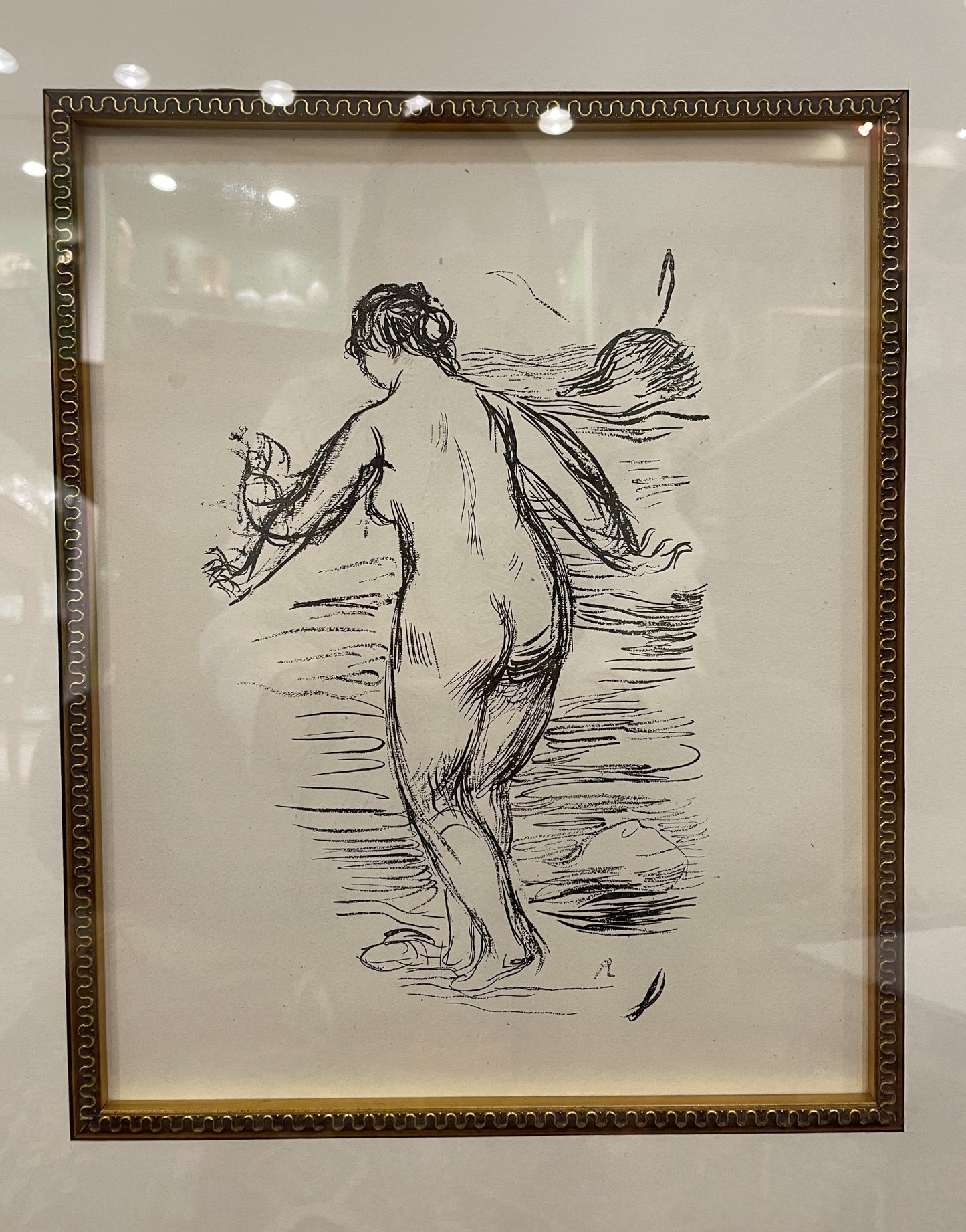 Pierre Auguste Renoir "Baigneuse" Heliogravure (0CY007)