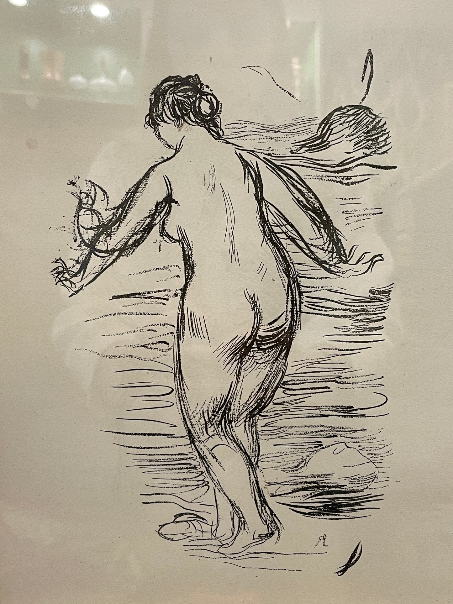 Pierre Auguste Renoir "Baigneuse" Heliogravure (0CY007)