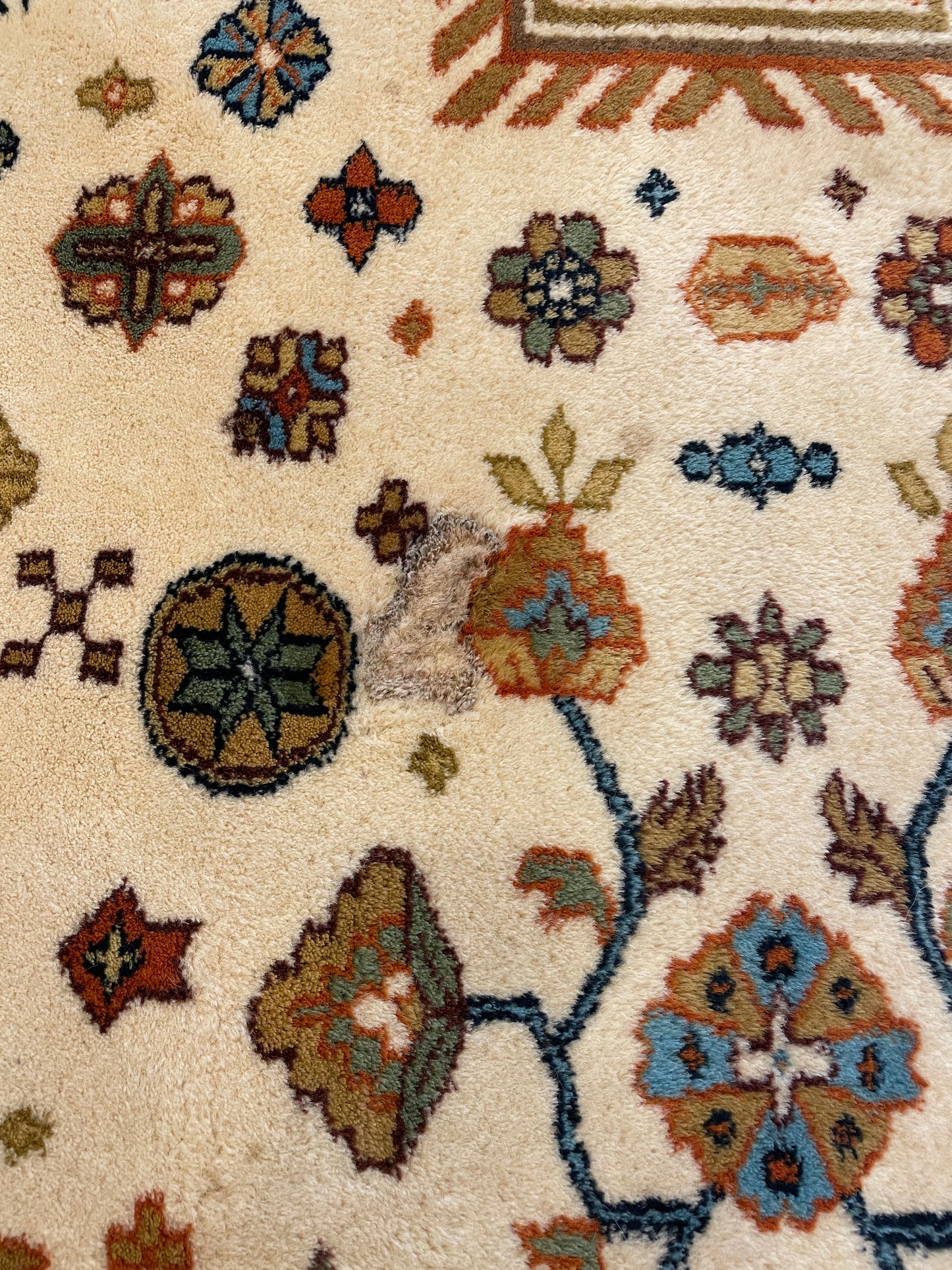 HK Kazak Rug, warm tones, 10x14 approx (0GU001)