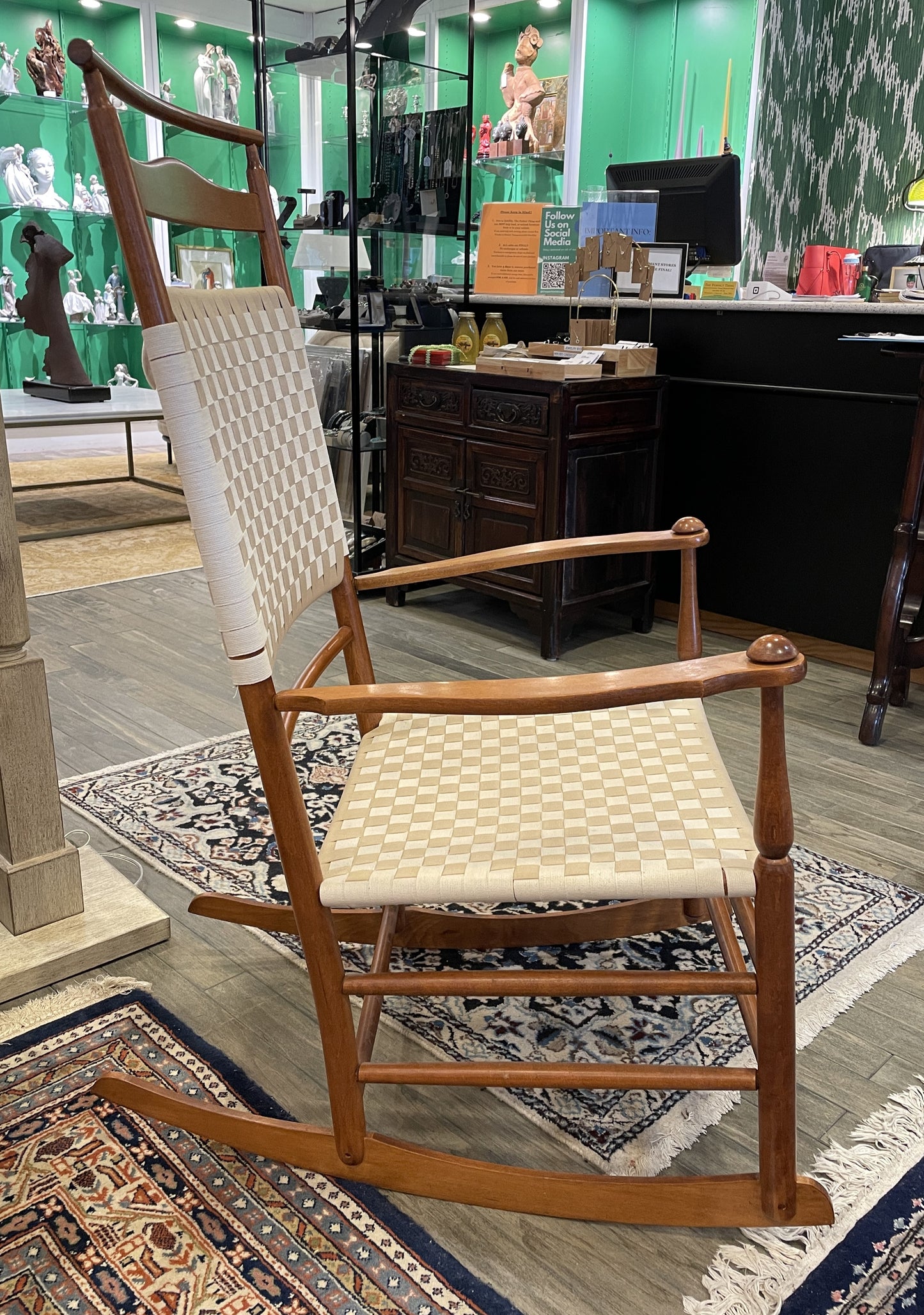 Shaker Workshops No. 7 Mt. Lebanon Maple Rocking Chair (0C4005)