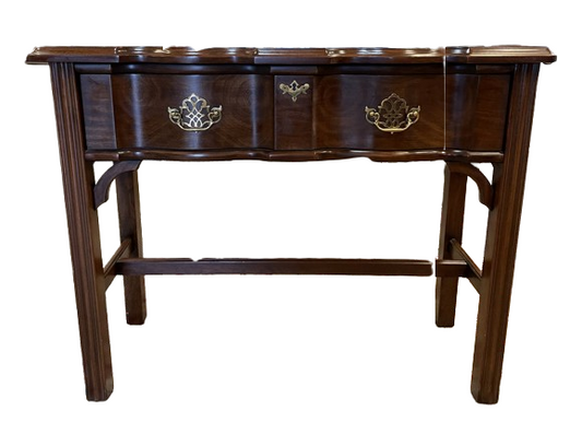 Harden Block Front Console Table AS IS (0CT001)