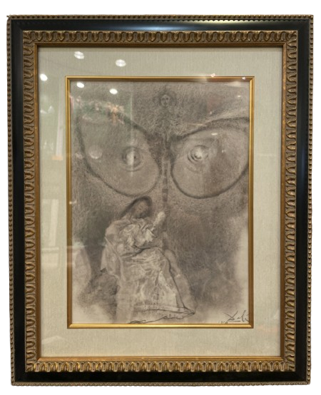 Dali "Antequam Exhires de Vulva Satificavite" Print (0CY00L)