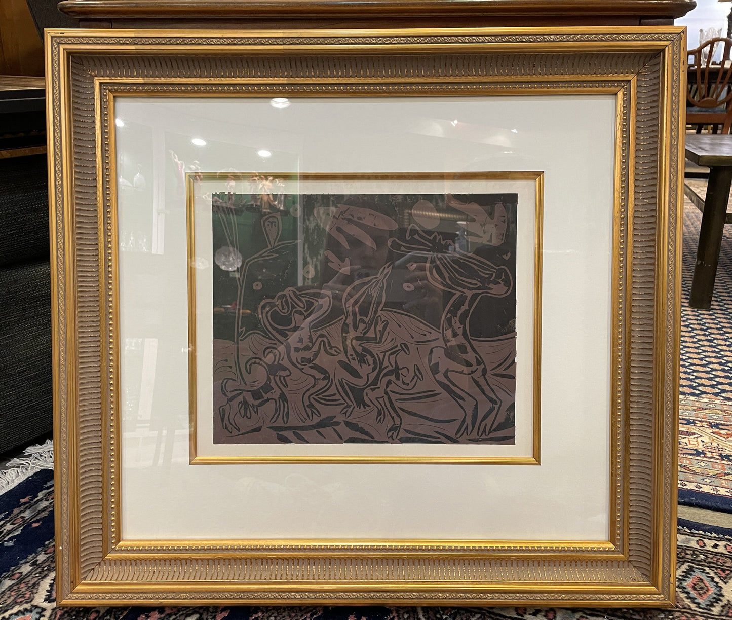 Pablo Picasso "Les Danseurs au Hibou" Linocut (0CY00P)