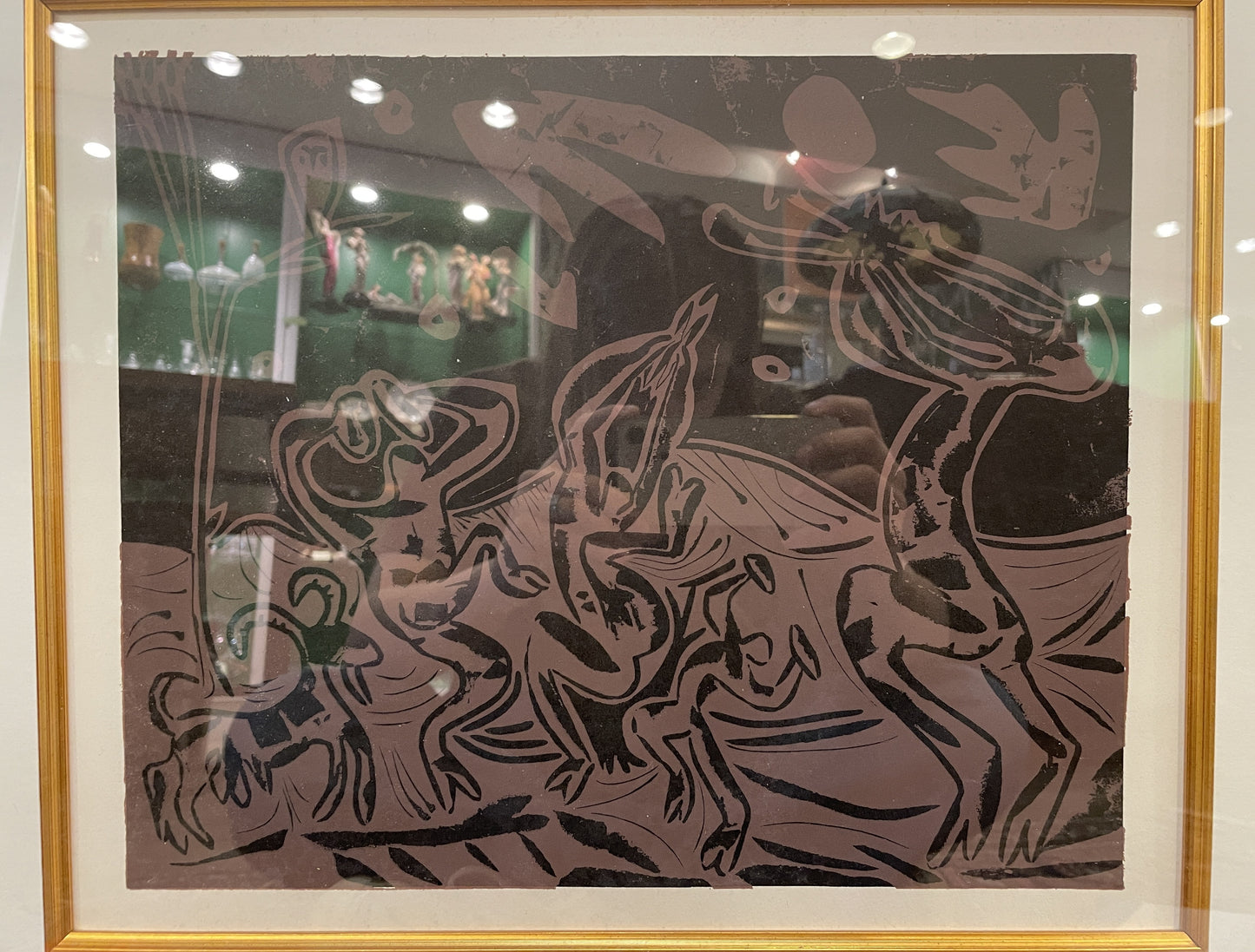 Pablo Picasso "Les Danseurs au Hibou" Linocut (0CY00P)