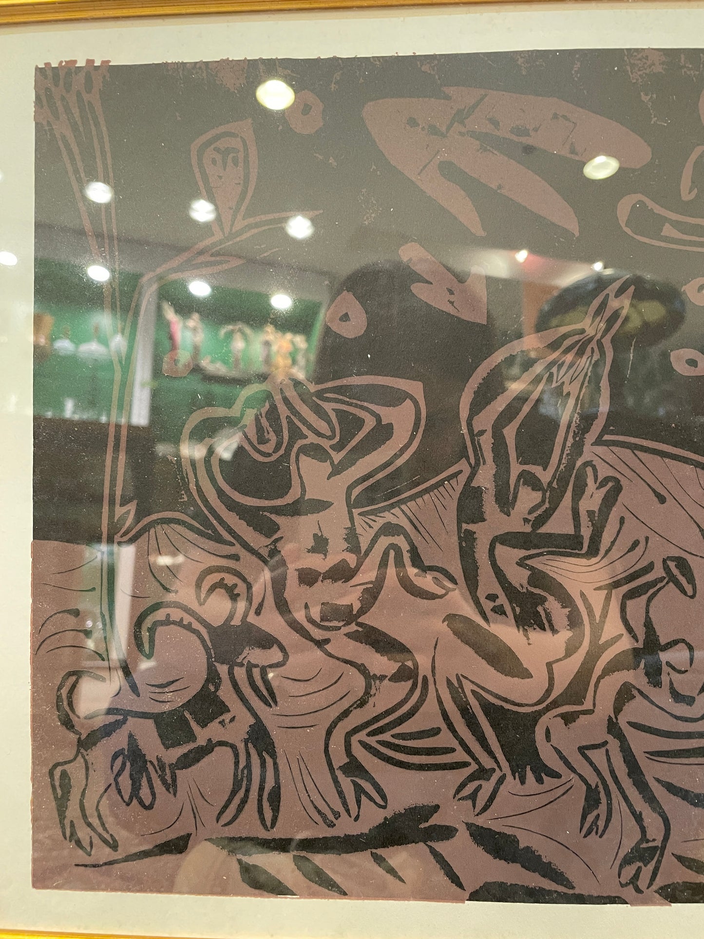 Pablo Picasso "Les Danseurs au Hibou" Linocut (0CY00P)