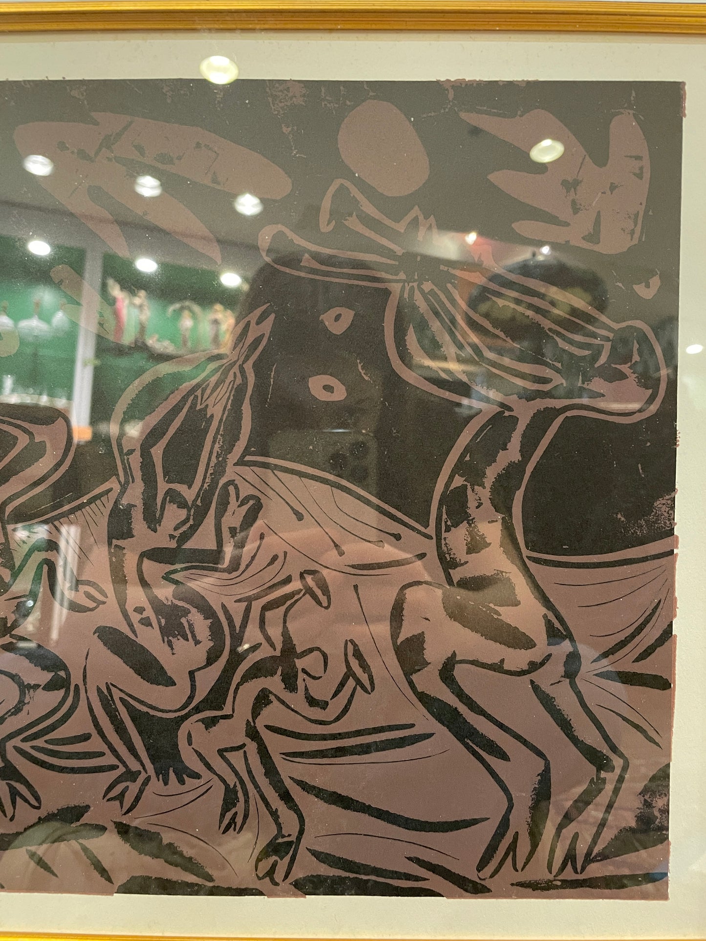 Pablo Picasso "Les Danseurs au Hibou" Linocut (0CY00P)