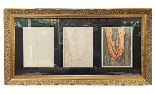 Dali "The Coming Up of Geryon" Decomp. Triptych Woodcuts (0CY00T)