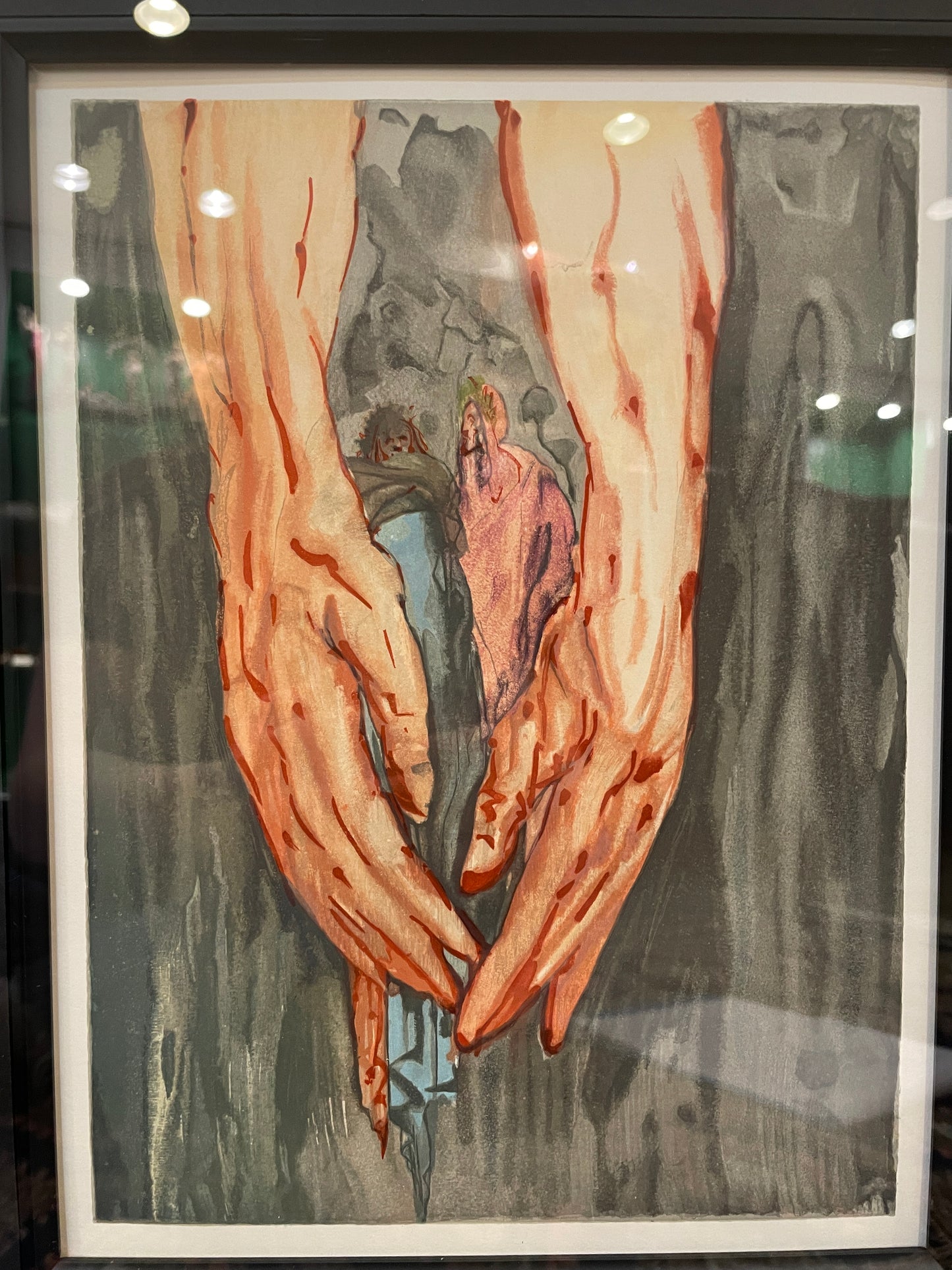 Dali "The Coming Up of Geryon" Decomp. Triptych Woodcuts (0CY00T)