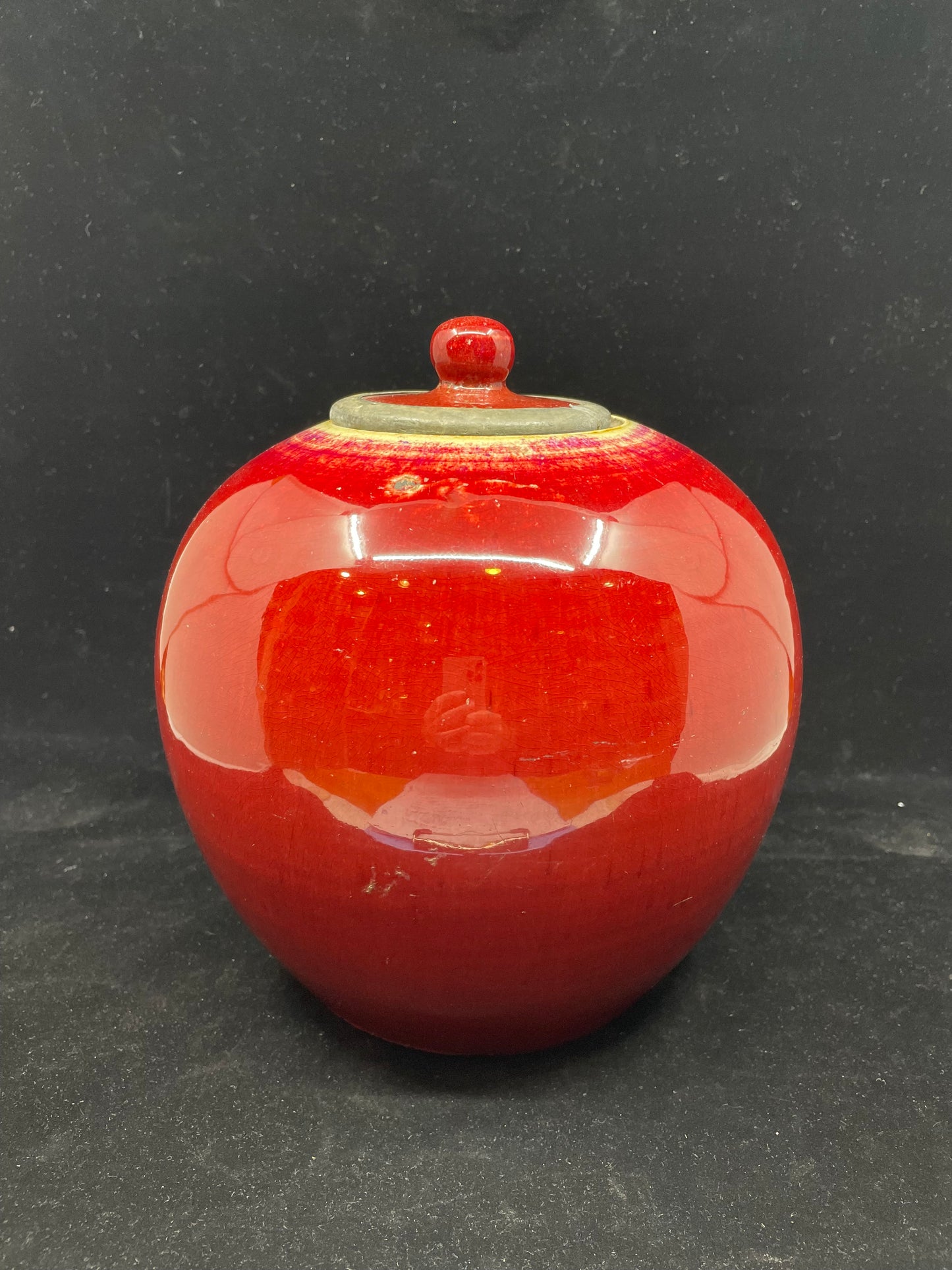 Sang de Beouf Porcelain Ginger Jar (ACSJJF)