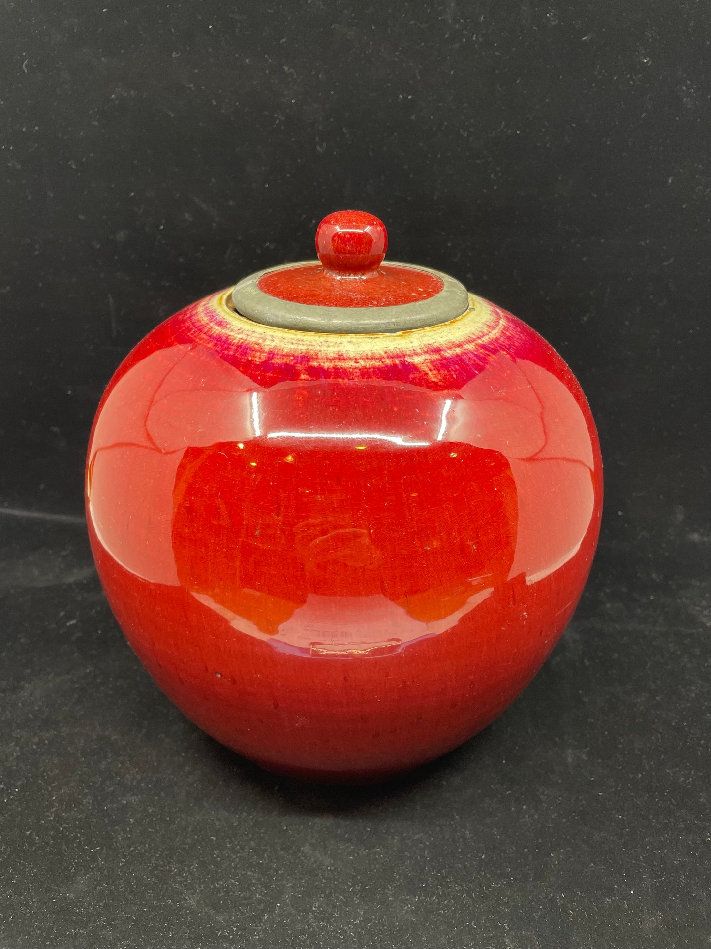 Sang de Beouf Porcelain Ginger Jar (ACSJJF)