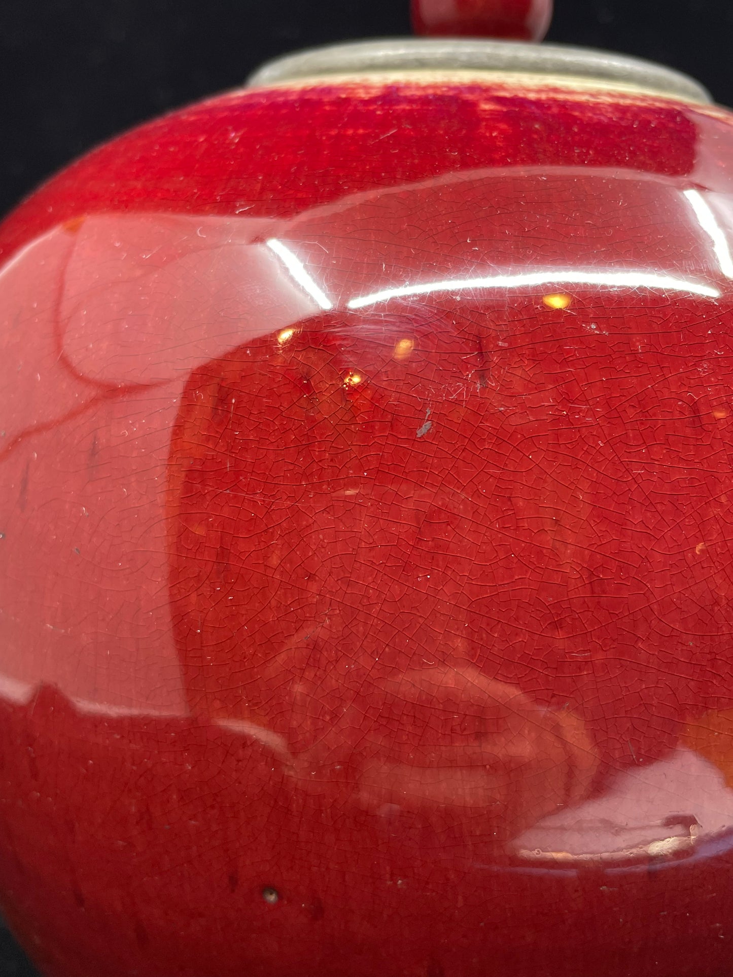 Sang de Beouf Porcelain Ginger Jar (ACSJJF)