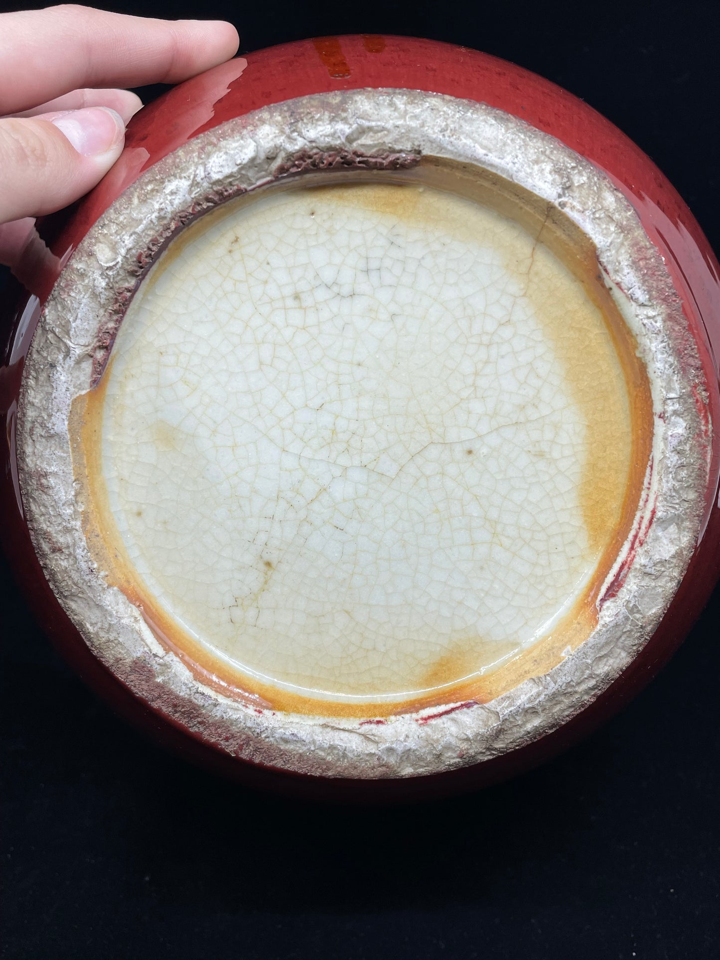 Sang de Beouf Porcelain Ginger Jar (ACSJJF)