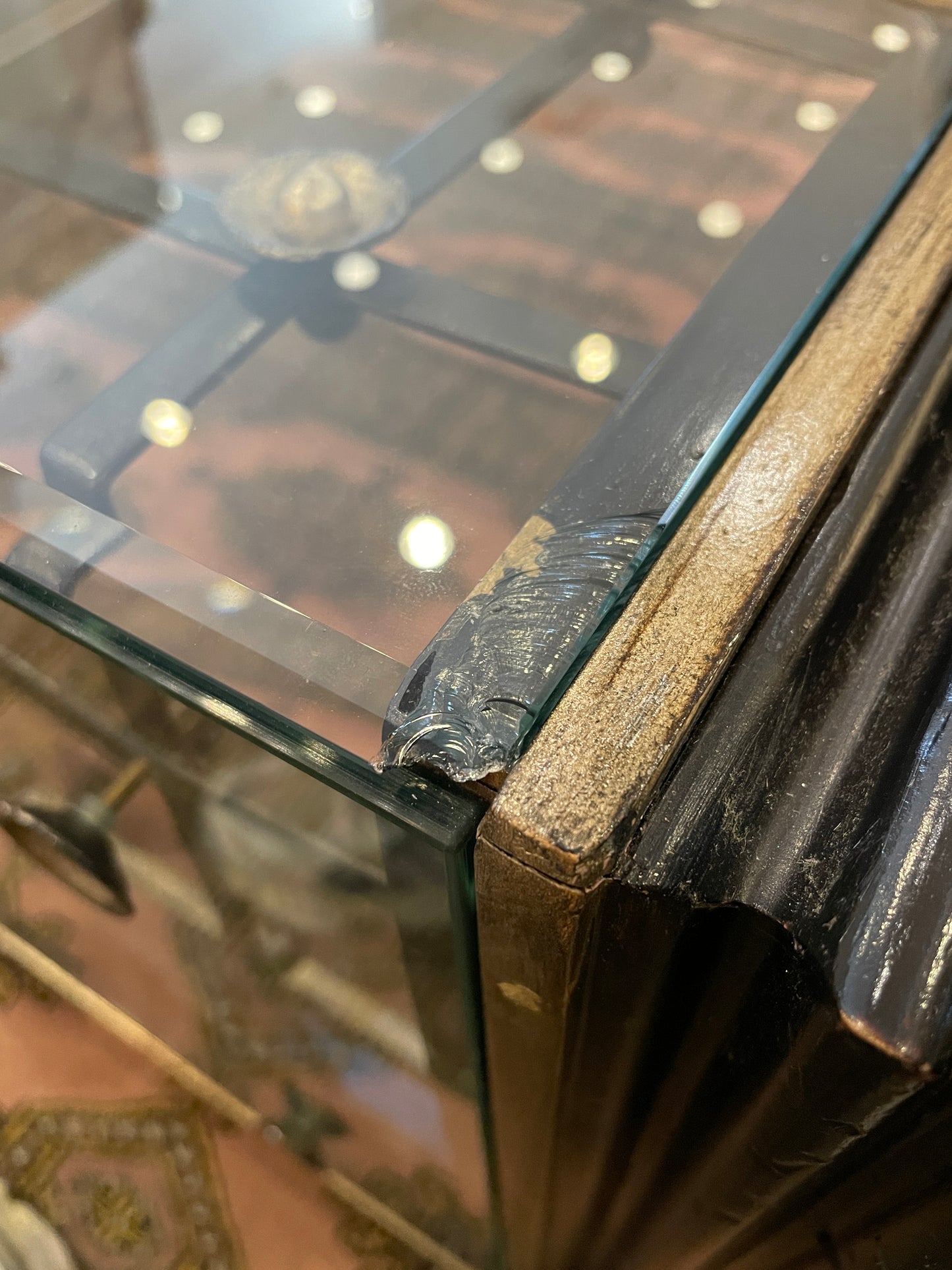 Marge Carson Parson Coffee Table, AS IS (01D02R)
