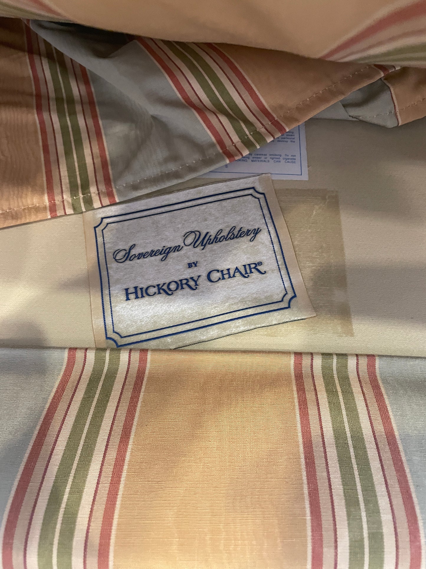 Hickory Chair Striped Swivel Chair (0KV004)