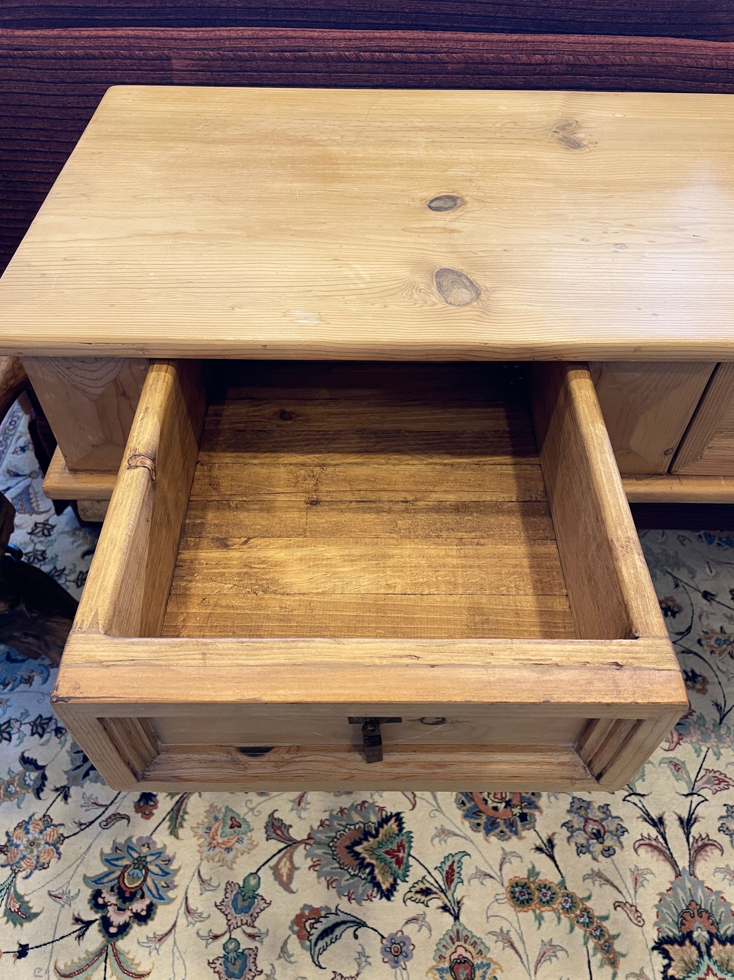 El Poeton Pine Sofa Table (03G00D)